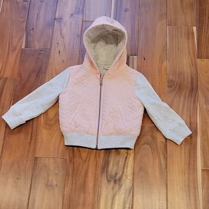 Tucker+Tate 2T - Quilted Colorblock Pink/Grey